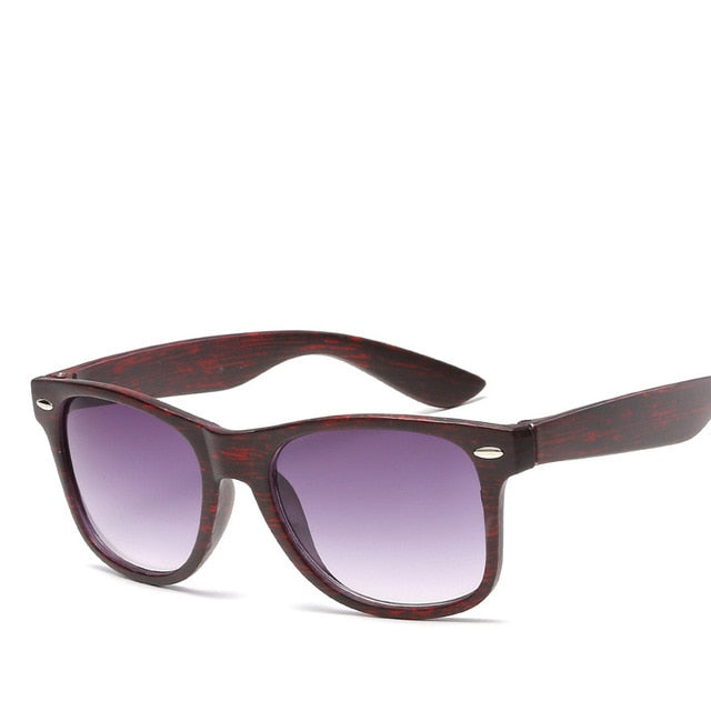 RBRARE 2019 Luxury Sunglasses Women Imitation Wood Glasses Bamboo Grain Classic Vintage Outdoor Travel Oculos De Sol Feminino