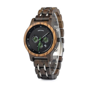 BOBO BIRD Simple Wood Women Watches reloj mujer Miyota Quartz Movement Ladies Clock Custom Wristwatch Gift with Wooden Box B-P18
