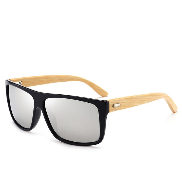 SGTNYA Europe and the United States new fashion sunglasses men's classic trend sunglasses bamboo legs glasses UV400