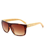 SGTNYA Europe and the United States new fashion sunglasses men's classic trend sunglasses bamboo legs glasses UV400