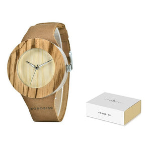 часы женские BOBO BIRD Wood Women Watches Quartz Wristwatch Ladies Timepieces relogio feminino In Gift Box Dropshipping