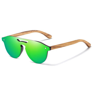 GM Women's Glasses Natural Zebra Wooden Sunglasses Men Polarized Fashion Sun Glasses Original Bamboo Oculos de sol S5030