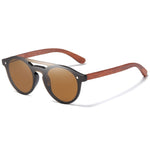 GM Women's Glasses Natural Zebra Wooden Sunglasses Men Polarized Fashion Sun Glasses Original Bamboo Oculos de sol S5030