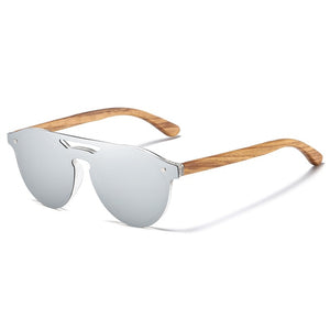 GM Women's Glasses Natural Zebra Wooden Sunglasses Men Polarized Fashion Sun Glasses Original Bamboo Oculos de sol S5030
