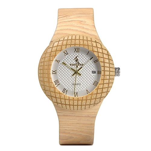BOBO BIRD Wooden Quartz Watch Men Women Timepieces Leather Band Wristwatches for  Gifts In Wooden Box W-iQ17 DROP SHIPPING