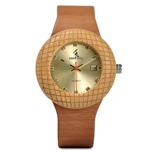 BOBO BIRD Wooden Quartz Watch Men Women Timepieces Leather Band Wristwatches for  Gifts In Wooden Box W-iQ17 DROP SHIPPING