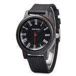 BOBO BIRD Lovers Wood Bamboo Watch Timepieces Leather Band Exquisite Quartz Wristwatches for Men and Women Gifts In Wooden Box
