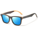 GM Luxury Skateboard Wood Sunglasses Vintage Black Frame Wooden Sunglasses Women Polarized Men's Bamboo Wood Sunglasses S5832