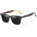 GM Luxury Skateboard Wood Sunglasses Vintage Black Frame Wooden Sunglasses Women Polarized Men's Bamboo Wood Sunglasses S5832