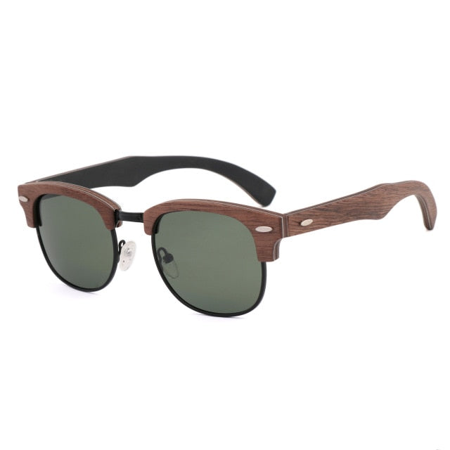 2020 Fashionable Wooden Brand Sunglasses, Women's Polarized Sunglasses, Men's Outing, UV Protection Sunglasses