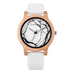 BOBO BIRD Handmade Wooden Watch Men Women Quartz Wristwatches Marble Literal Silicone Band Clock As Lady Gift reloj mujer In Box
