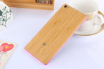 Original Hard Plastic Rear Back Housing Cover For XIAOMI MI NOTE 1 5.7 Inch Replacement Back Door Natural bamboo Battery Case