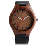 Fashion Nature Bamboo Hand-made Light Wood Quartz Watches with Genuine Leather Band for Women Men's Casual Wristwatch Relojes
