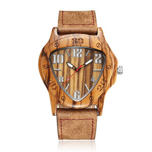 Quartz Watches Wood Mens Clock Unique Design Top Luxury Brand Wooden Bamboo Sport Wrist Watch Black Face Hodinky Man Women 2017