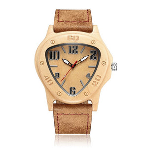 Quartz Watches Wood Mens Clock Unique Design Top Luxury Brand Wooden Bamboo Sport Wrist Watch Black Face Hodinky Man Women 2017