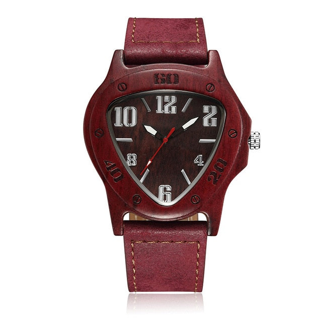 Quartz Watches Wood Mens Clock Unique Design Top Luxury Brand Wooden Bamboo Sport Wrist Watch Black Face Hodinky Man Women 2017