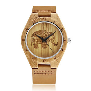 Quartz Watches Wood Mens Clock Unique Design Top Luxury Brand Wooden Bamboo Sport Wrist Watch Black Face Hodinky Man Women 2017