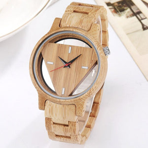 Quartz Watches Wood Mens Clock Unique Design Top Luxury Brand Wooden Bamboo Sport Wrist Watch Black Face Hodinky Man Women 2017