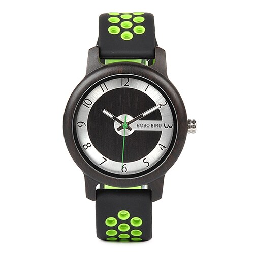 Relogio Masculino BOBO BIRD Silicone Watch Men Bamboo Wood Women Watches Quartz erkek kol saati Accept Logo Drop Shipping
