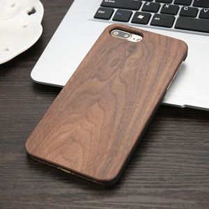 Real Wood Case For iphone X XS Max XR 8 7 6 6S Plus 5 5S SE Cover Durable Natural Rosewood Bamboo Walnut Wooden Hard Phone Cases