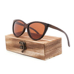100% pure Brown bamboo sunglasses women 2018  fashion sunglasses  men polarized shades for women UV400 retro sunglasses