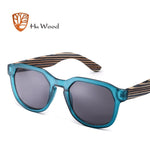 HU WOOD Polarized Sunglasses Fishing For Men Womens Wood Sunglasses Travel Bamboo Sunglass Driving Shade UV400 Lens GR8014